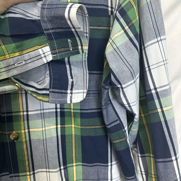 CE Schmidt Workwear‎ Mens XL Button Down Long Sleeve Cotton Blend Shirt Plaid - Picture 2 of 8